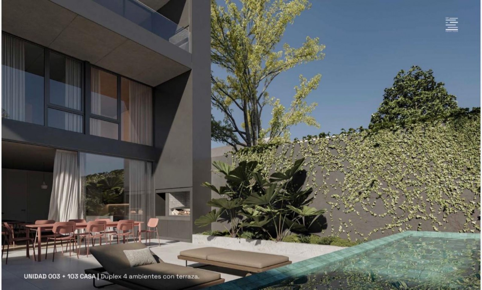 4 ambientes tipo casa con jardin y pileta en Saavedra