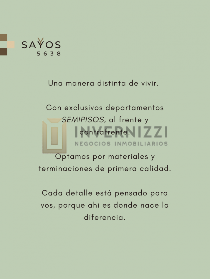 DEPARTAMENTOS 3 AMBIENTES - FRENTE- SEMIPISOS - A ESTRENAR
