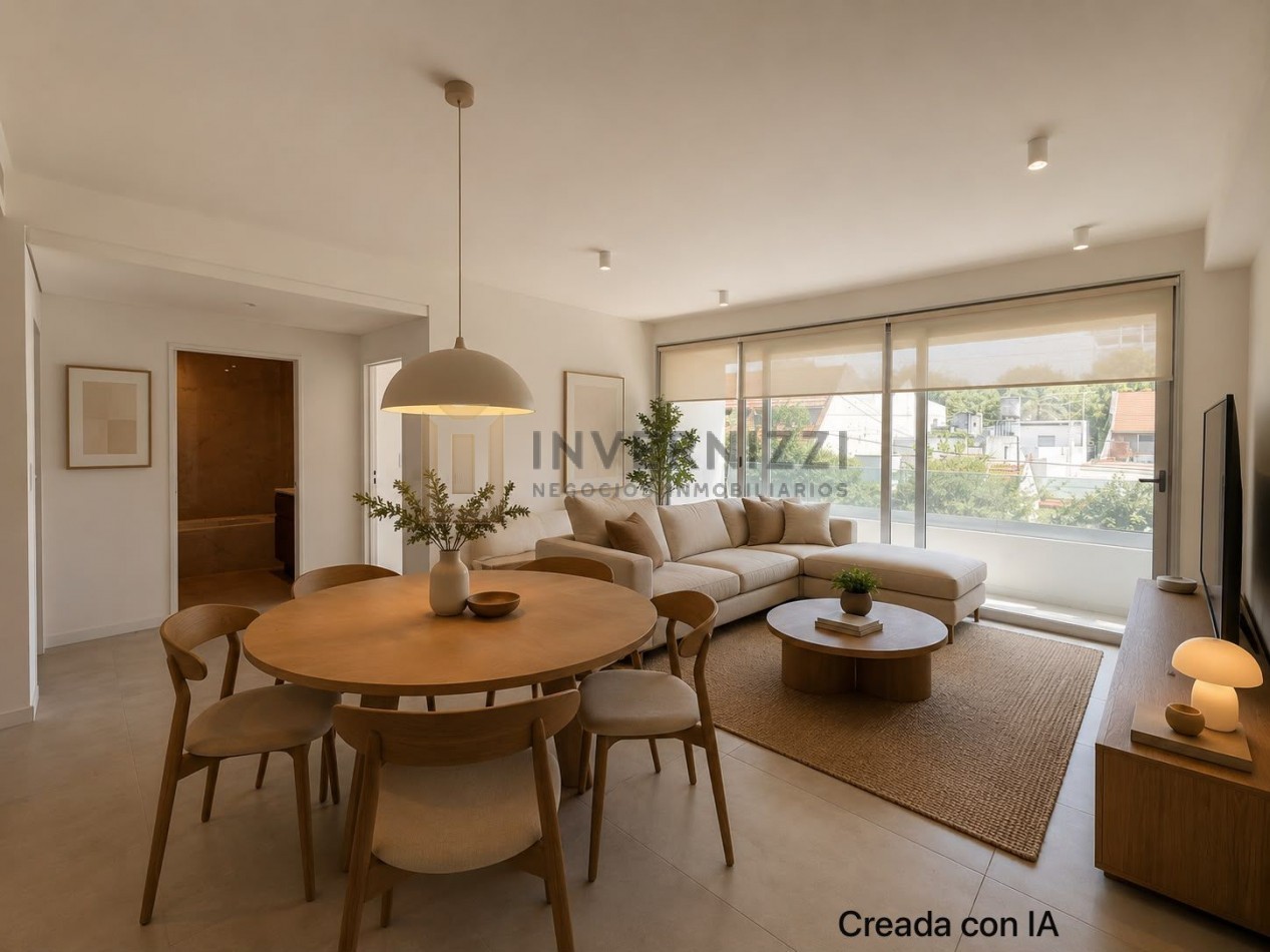 DEPARTAMENTOS 3 AMBIENTES - FRENTE- SEMIPISOS - A ESTRENAR