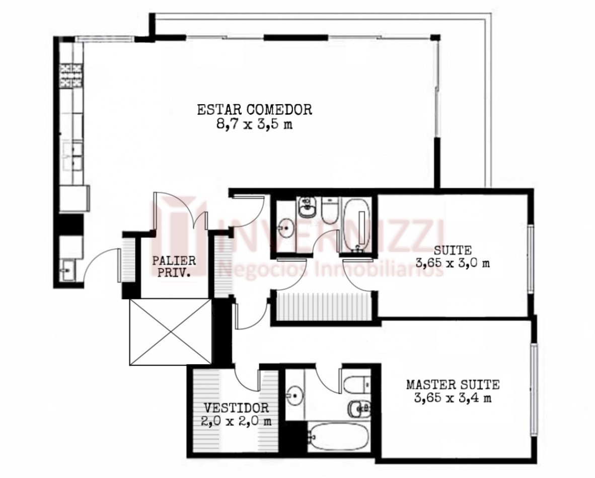 Excelente 3 amb. - AMUEBLADO - Precio paquete.